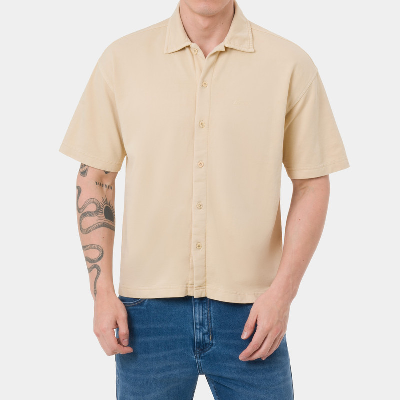 CAMISA MODA RENDRET FRENCH TERRY HOMBRE - 1