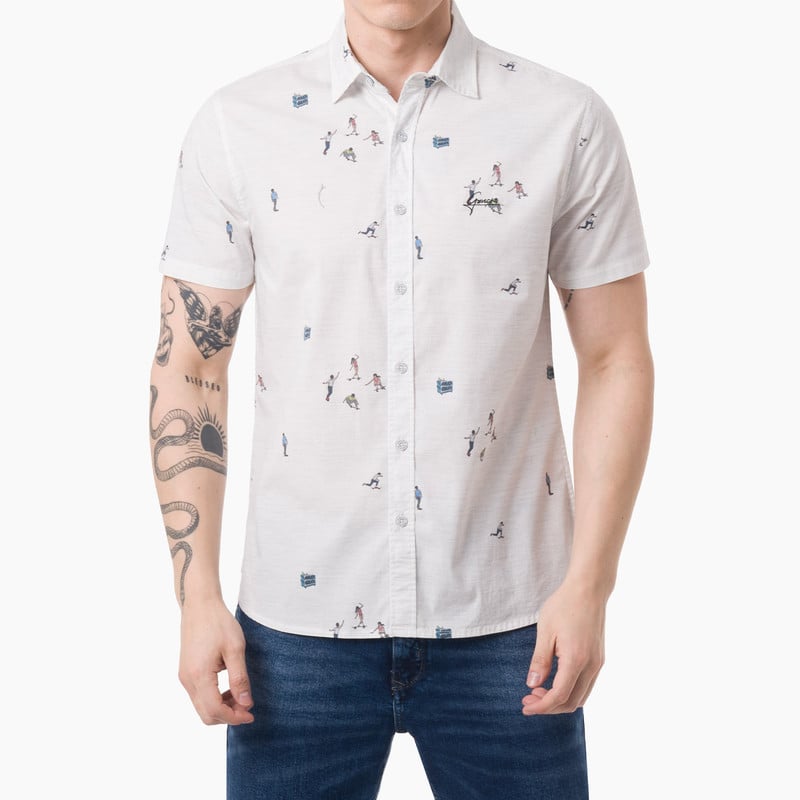 CAMISA MODA SKILLX POPELINA STRETCH HOMBRE - 1
