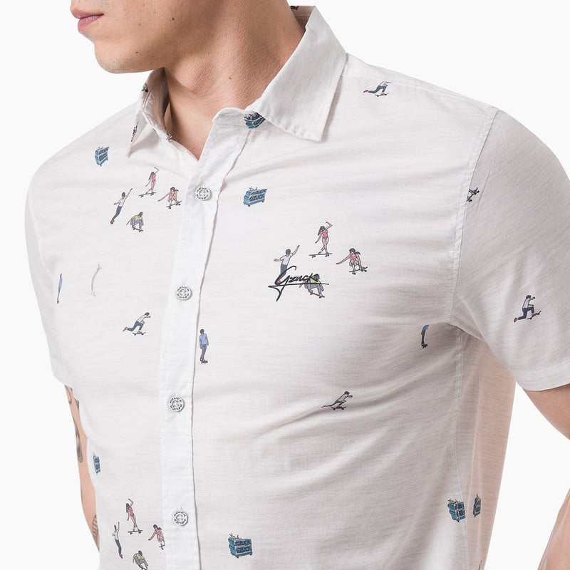 CAMISA MODA SKILLX POPELINA STRETCH HOMBRE - 3