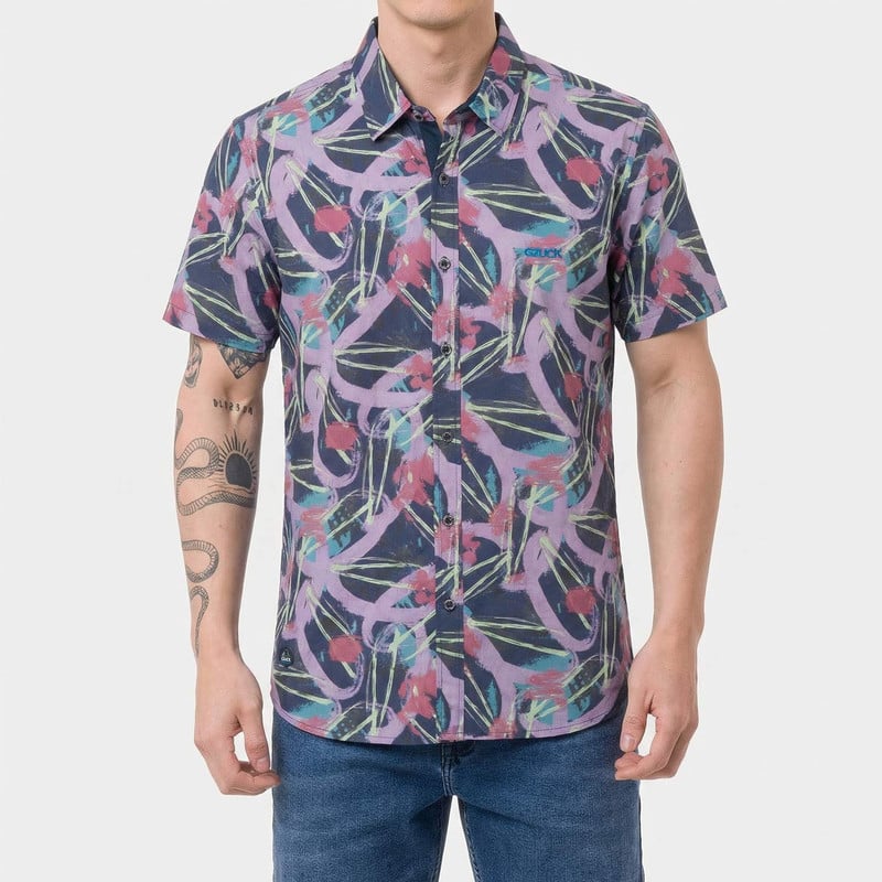 CAMISA MODA COLOR EXPRESION POPELINA HOMBRE - 1