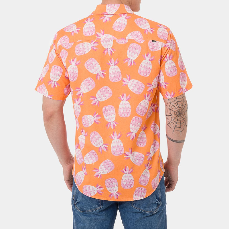 CAMISA MODA VERAO PRINT POPELINA HOMBRE - 2