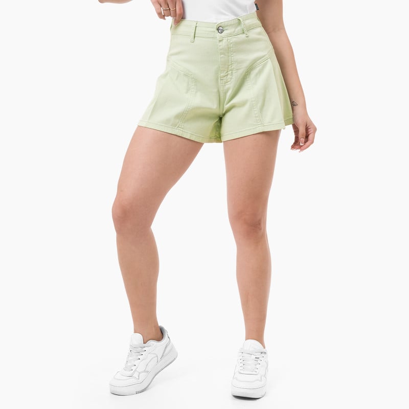 SHORTS SHORT JAHZARA DRILL STRETCH MUJER - 2