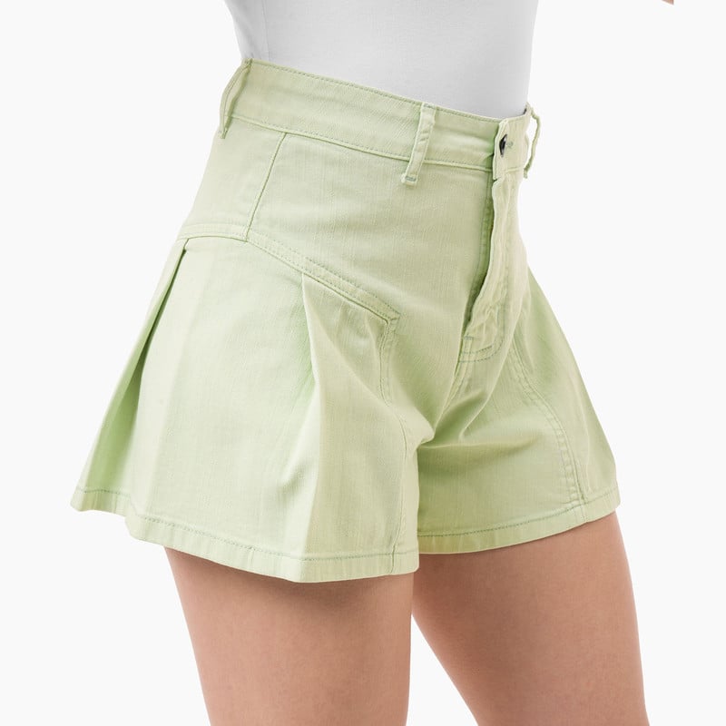 SHORTS SHORT JAHZARA DRILL STRETCH MUJER - 5