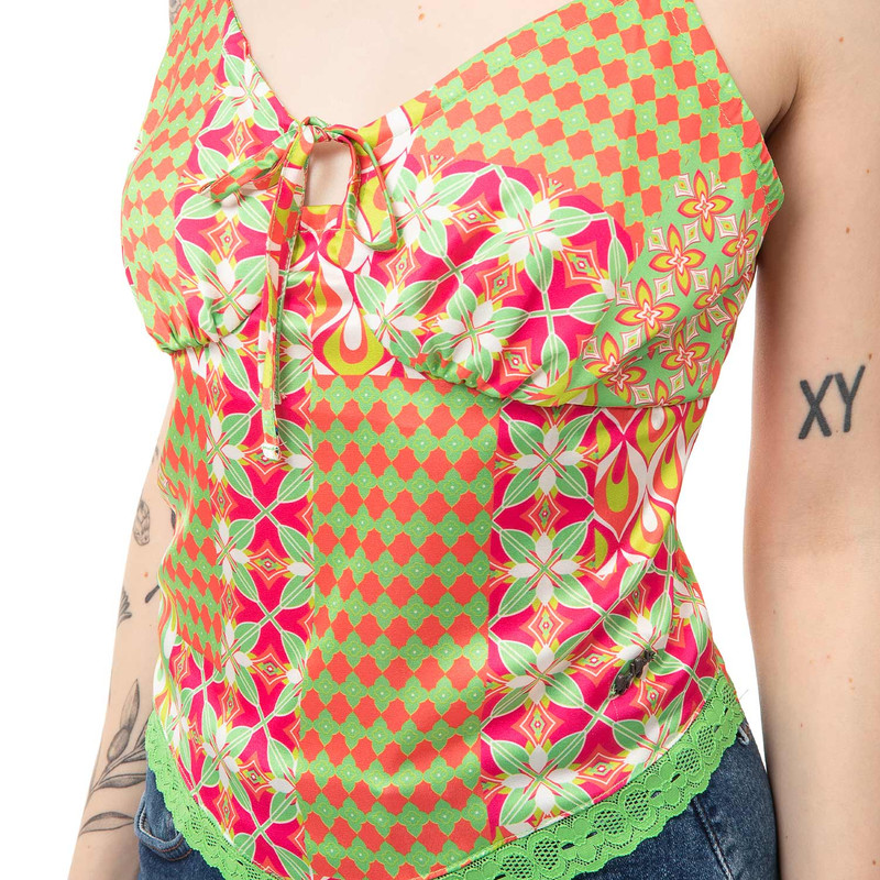 BLUSAS MODA CHARLBI SATEN MUJER - 4
