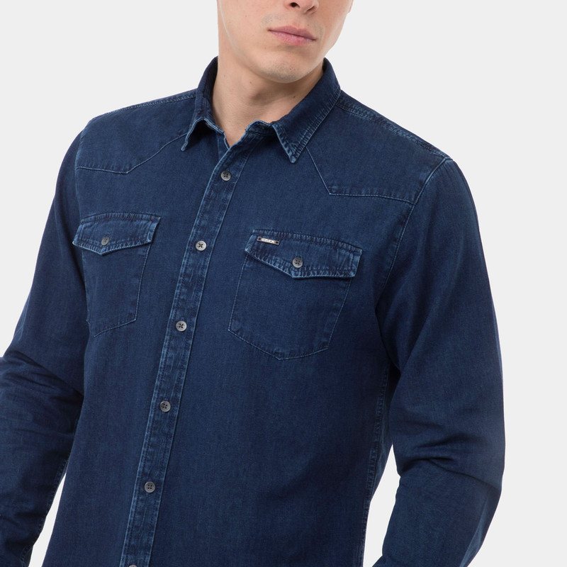 CAMISA DENIM HOMBRE LACOX - 3