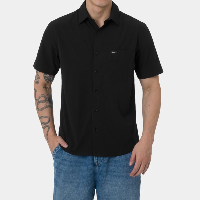 CAMISA POPELINA STRETCH HOMBRE MELKROX - 1