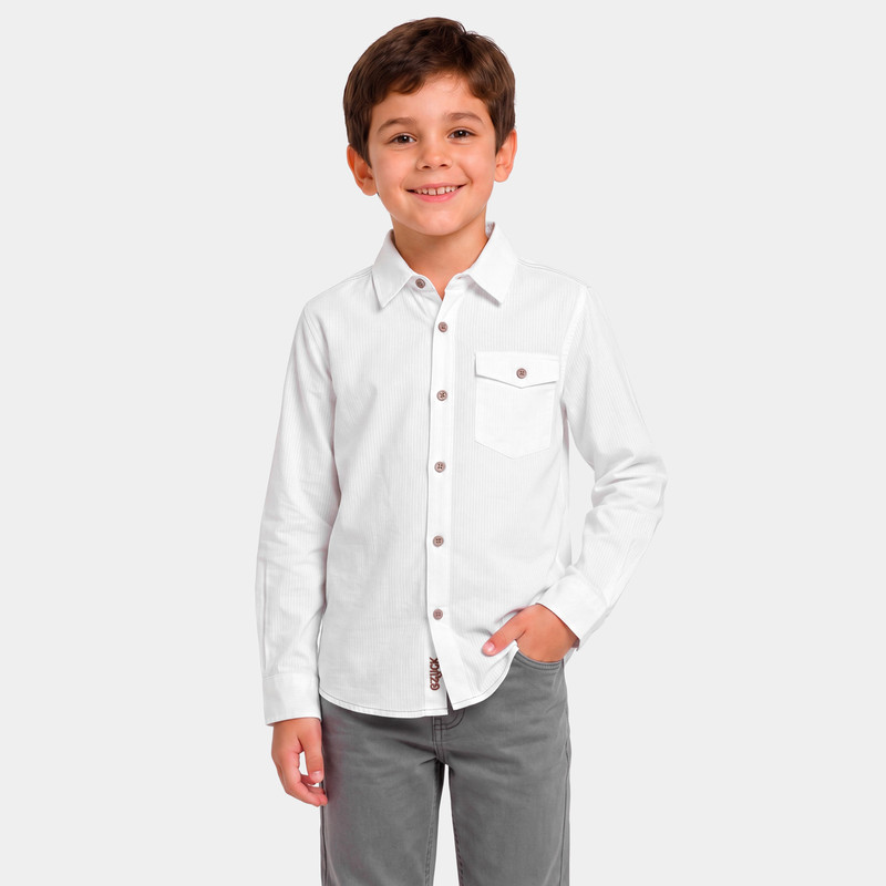 CAMISA POPELINA NIÑO DERAM KIDS - 1