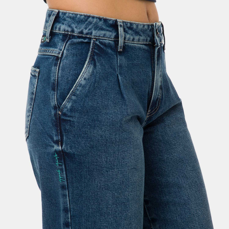 PANTALON DENIM STRETCH MUJER FLOMER - 4