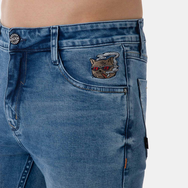 PANTALON DENIM STRETCH HOMBRE GJ SERIE - 303 - 3