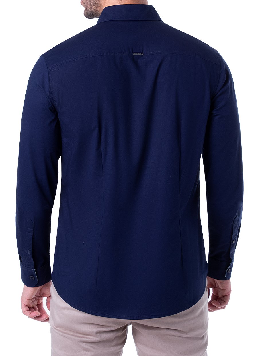 CAMISA CLASICO POPELINA STRETCH CABALLERO PAULINO ML 3 - 3