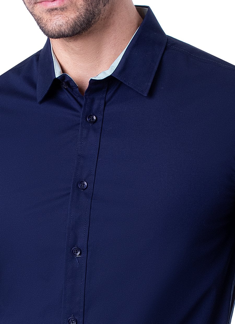 CAMISA CLASICO POPELINA STRETCH CABALLERO PAULINO ML 3 - 4