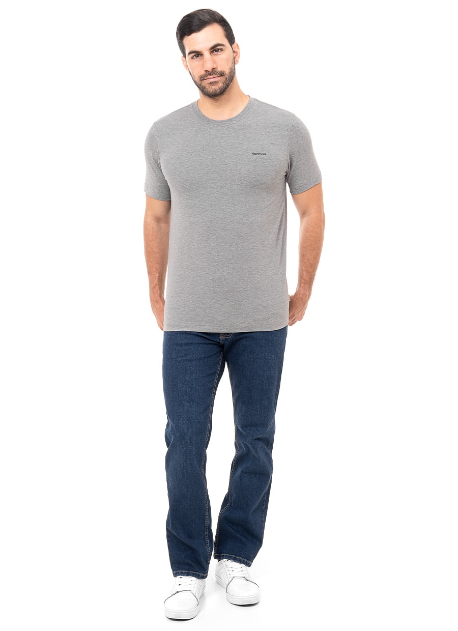 PANTALÓN RECTO HOMBRE NORTON BENRRU STRETCH DENIM - 1