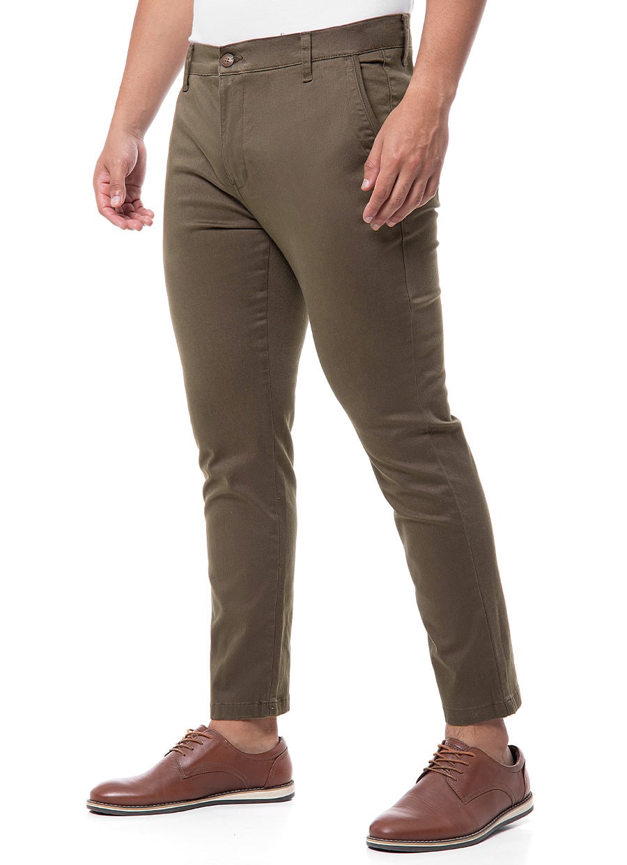 PANTALÓN HOMBRE NORTON JAKOV CLASICO DRILL STRETCH - 2
