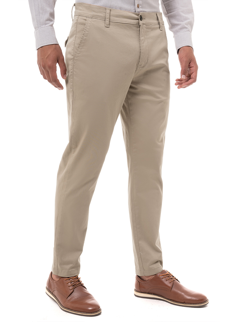 PANTALÓN HOMBRE NORTON JAKOV CLASICO DRILL STRETCH - 3