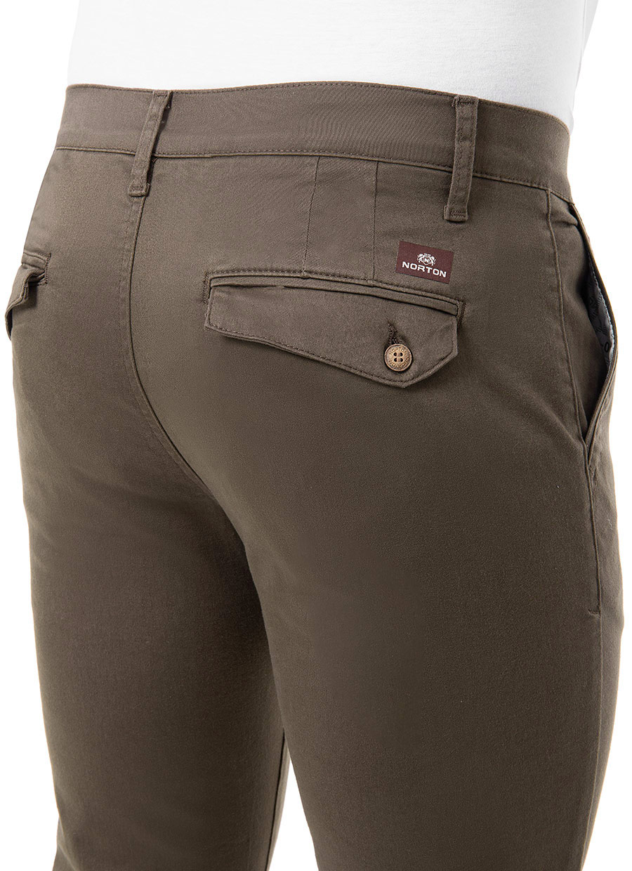 PANTALÓN HOMBRE NORTON JAKOV CLASICO DRILL STRETCH - 4