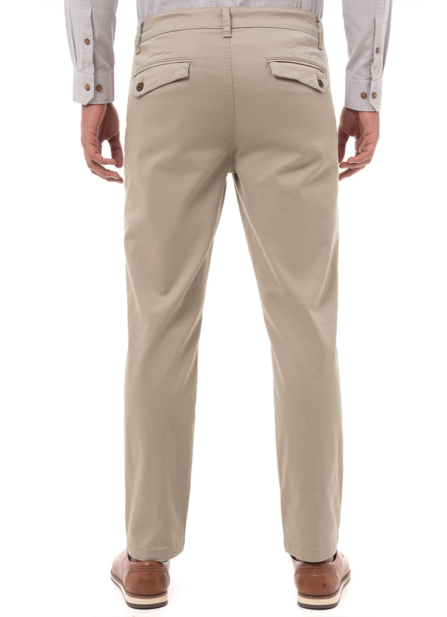 PANTALÓN HOMBRE NORTON JAKOV CLASICO DRILL STRETCH - 4
