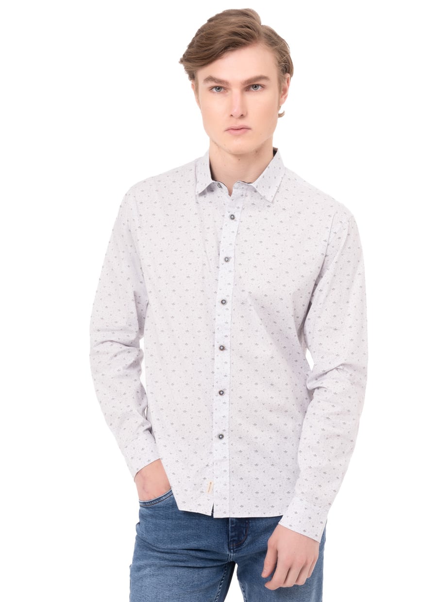 CAMISA CLASICO POPELINA STRETCH CABALLERO LUISER - 1