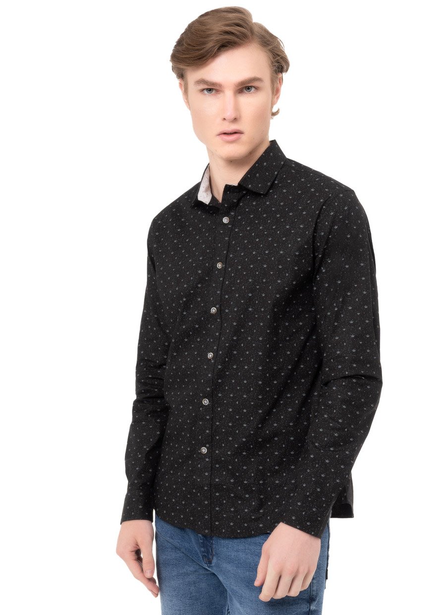 CAMISA CLASICO POPELINA STRETCH CABALLERO LUISER - 2