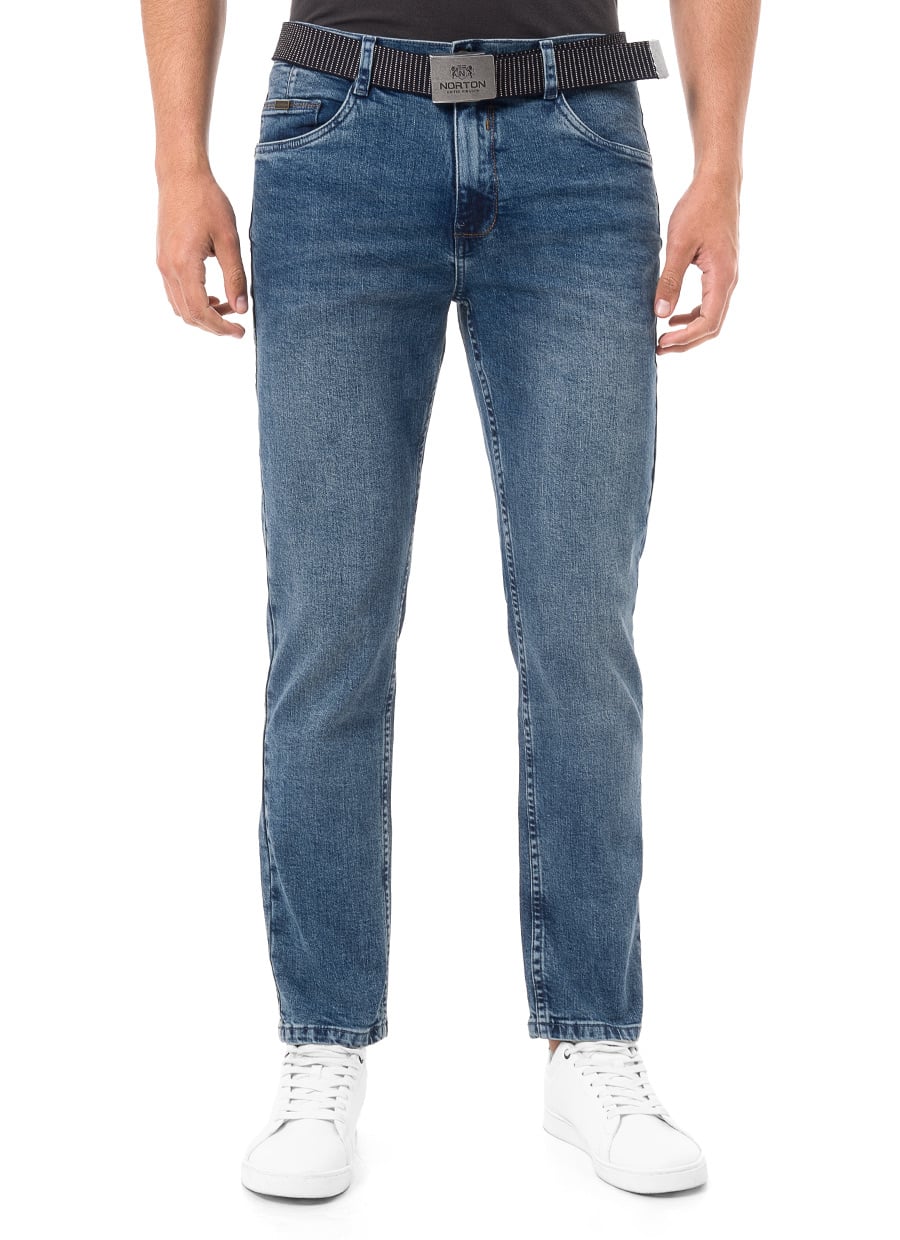 PANTALON DENIM STRETCH HOMBRE FONZET - 1