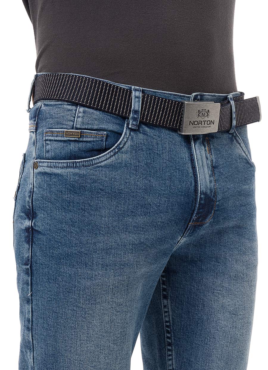 PANTALON DENIM STRETCH HOMBRE FONZET - 4