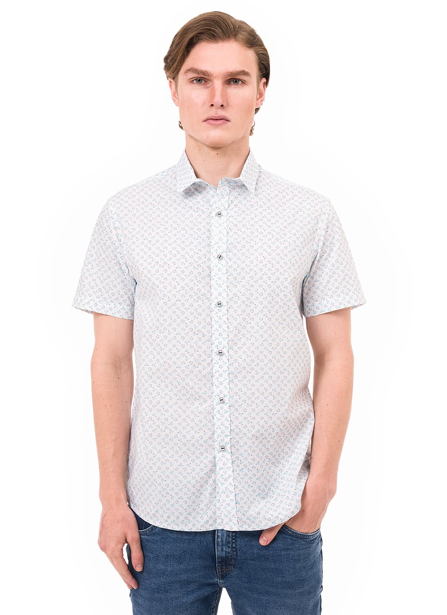 CAMISA MODA POPELINA CABALLERO MARKOZ - 1