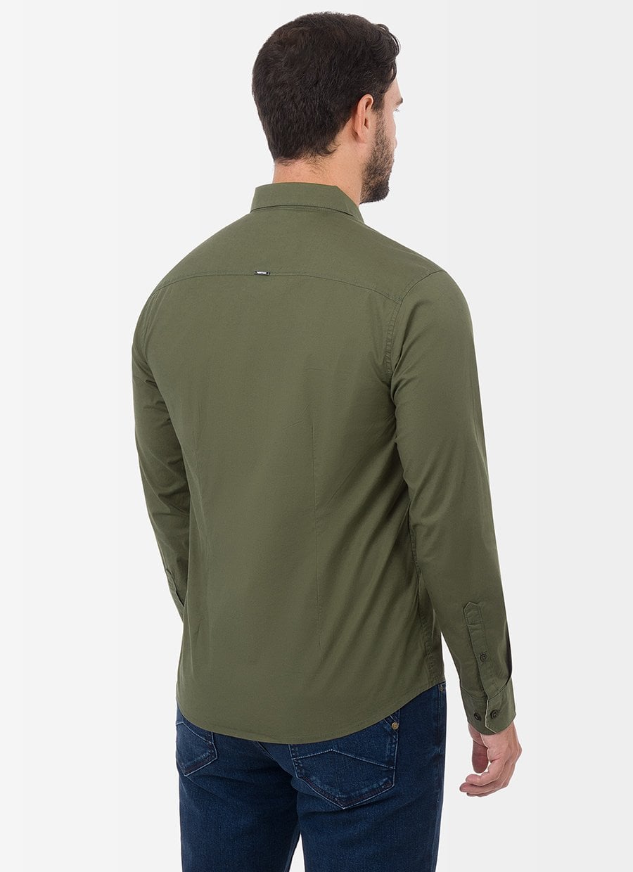 CAMISA CLASICO POPELINA STRETCH CABALLERO PAULINO ML 3 - 3