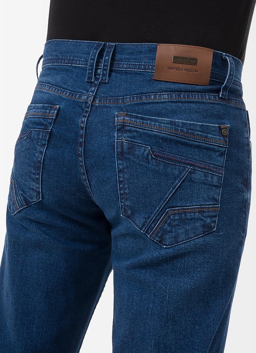 PANTALÓN JEAN SEMIPITILLO DENIM STRETCH HOMBRE NORTON RODMAN - 4