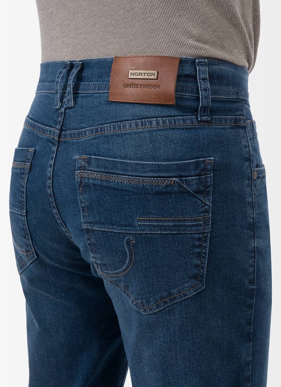 PANTALÓN JEAN SEMIPITILLO DENIM STRETCH HOMBRE NORTON PARNETT - 4