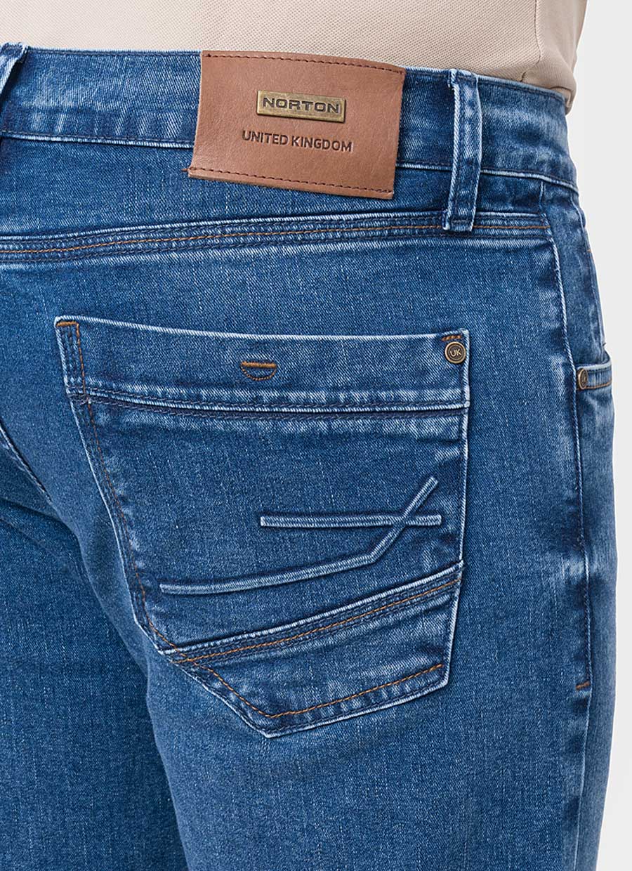 PANTALÓN JEAN SEMIPITILLO DENIM STRETCH HOMBRE NORTON SAKVIL - 4