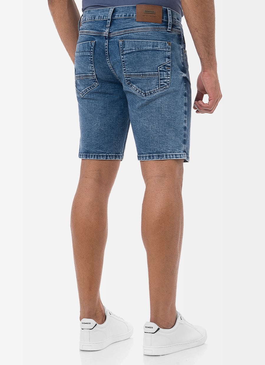 SHORT BERMUDA DENIM STRETCH HOMBRE NORTON BRANDOF - 2