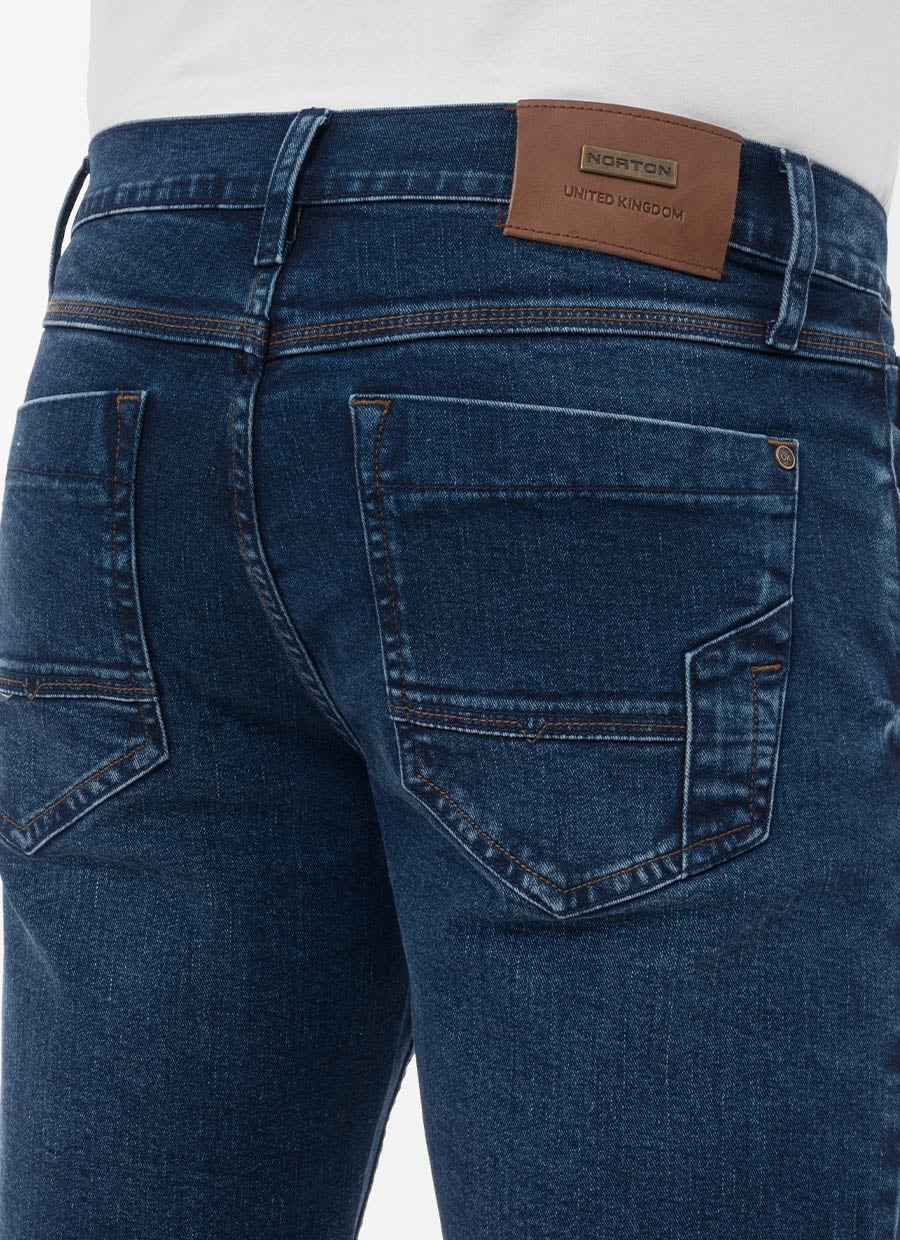 SHORT BERMUDA DENIM STRETCH HOMBRE NORTON BRANDOF - 4
