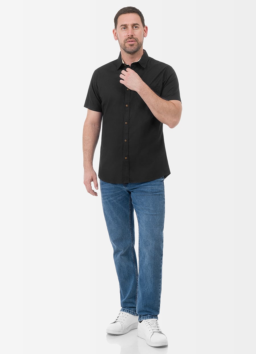 CAMISA CLASICO CHAMBRAY CABALLERO LUIS 0025 MC - 2