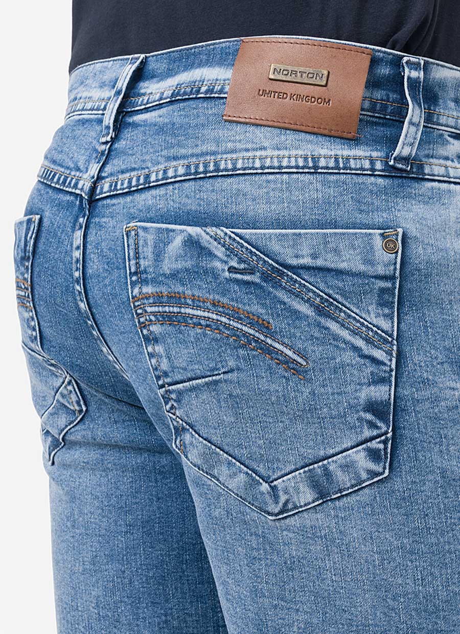 SHORT BERMUDA DENIM STRETCH HOMBRE NORTON RIKY - 4