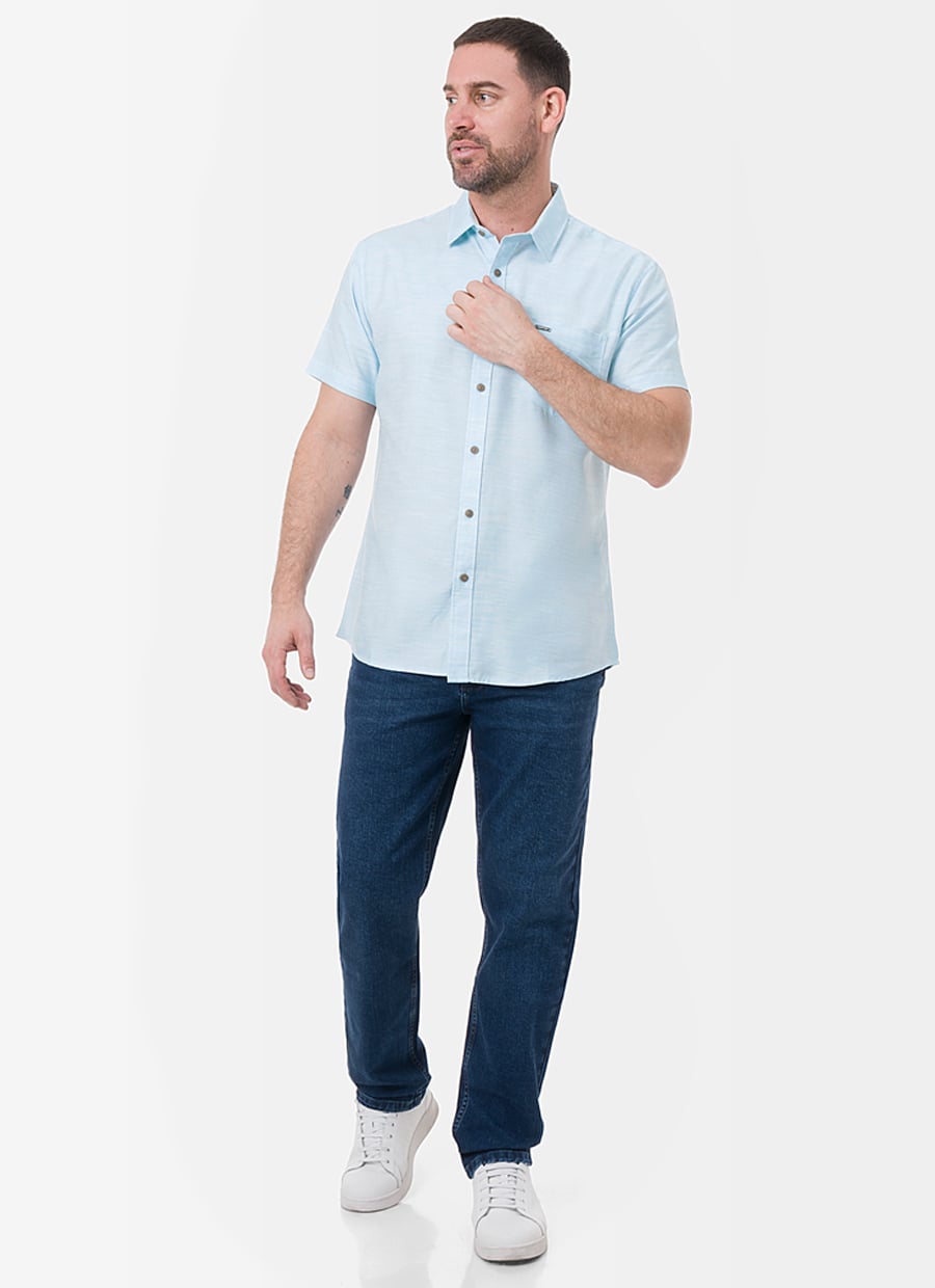 CAMISA CLASICO POPELINA CABALLERO LUIS 0023 MC - 2