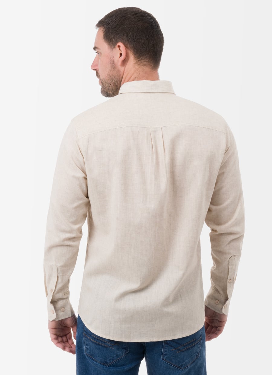 CAMISA CLASICO LINO CABALLERO BERNALD ML - 2