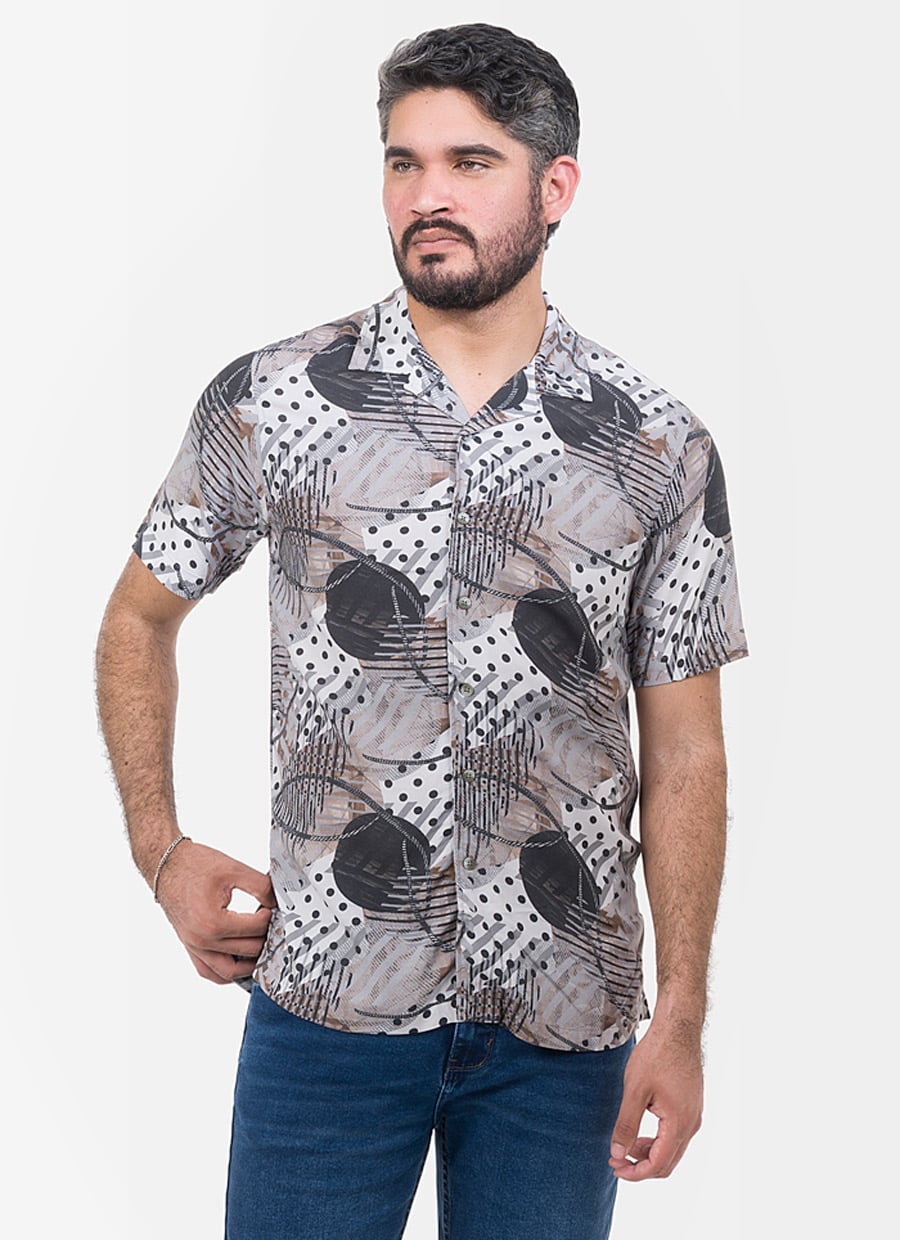 CAMISA RESORT POPELINA CABALLERO BULMERT - 1