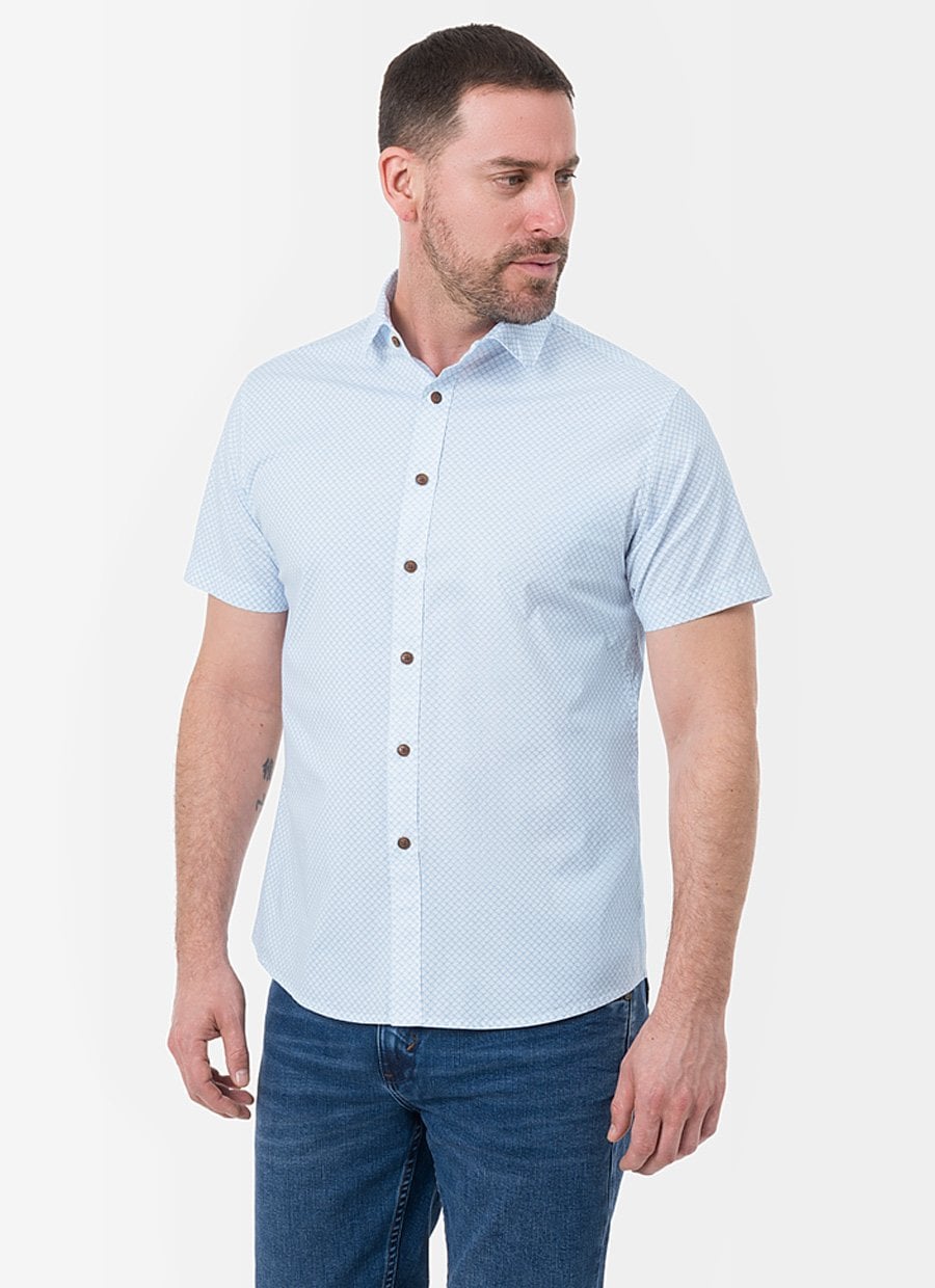 CAMISA MODA POPELINA STRETCH CABALLERO YONTAK - 1