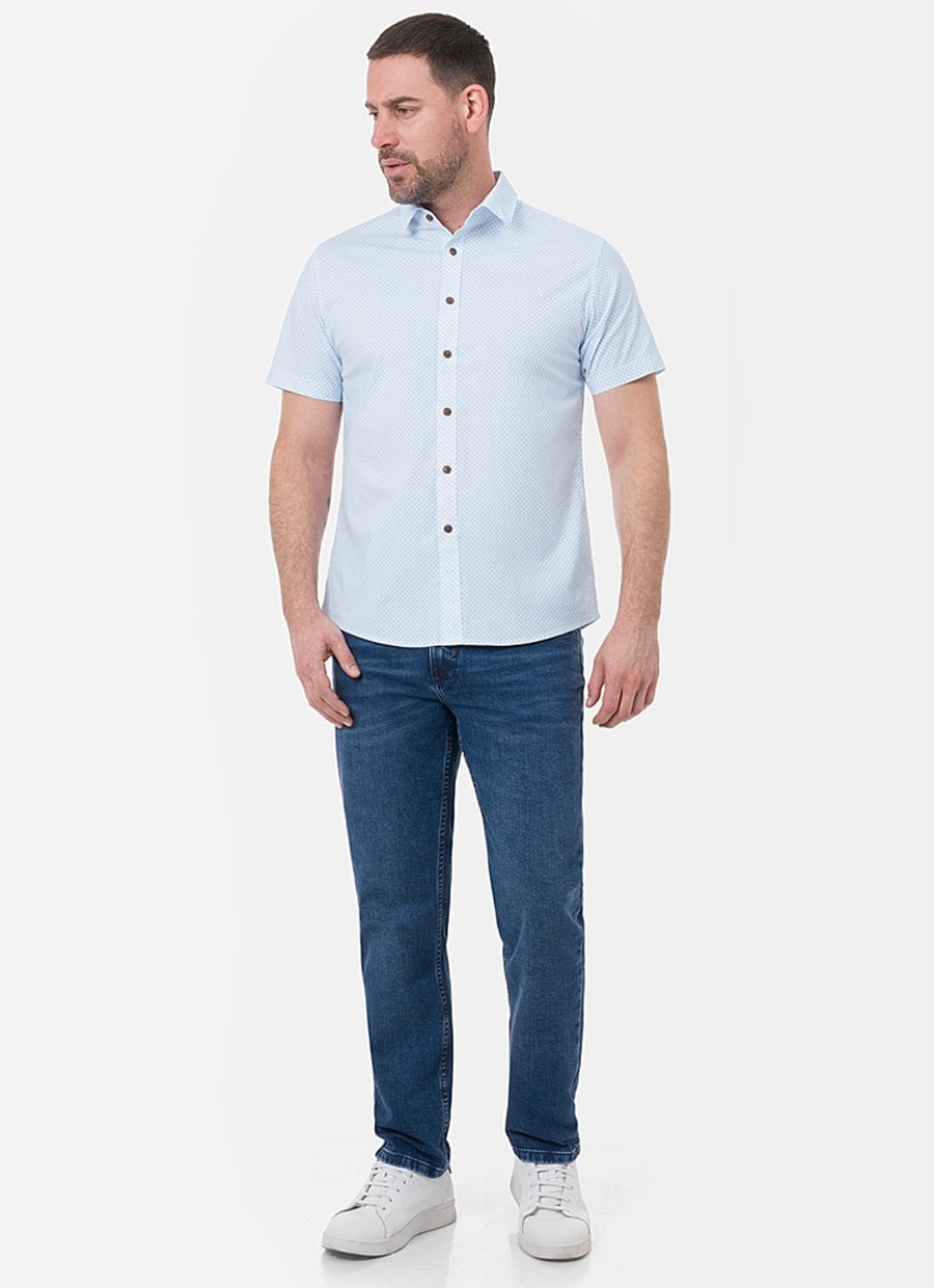 CAMISA MODA POPELINA STRETCH CABALLERO YONTAK - 2