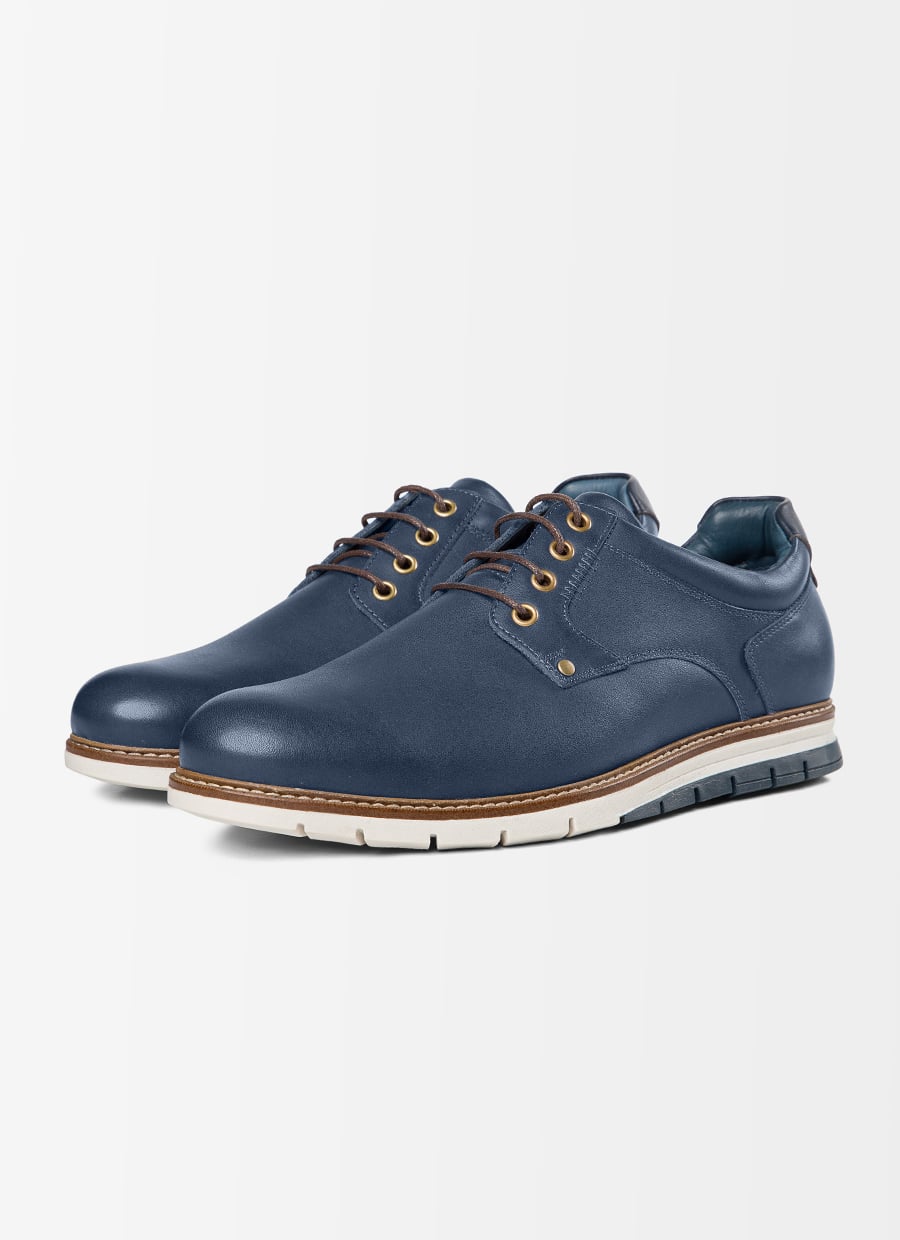 ZAPATO CASUAL CUERO HOMBRE NORTON CLEYTON-10 - 1