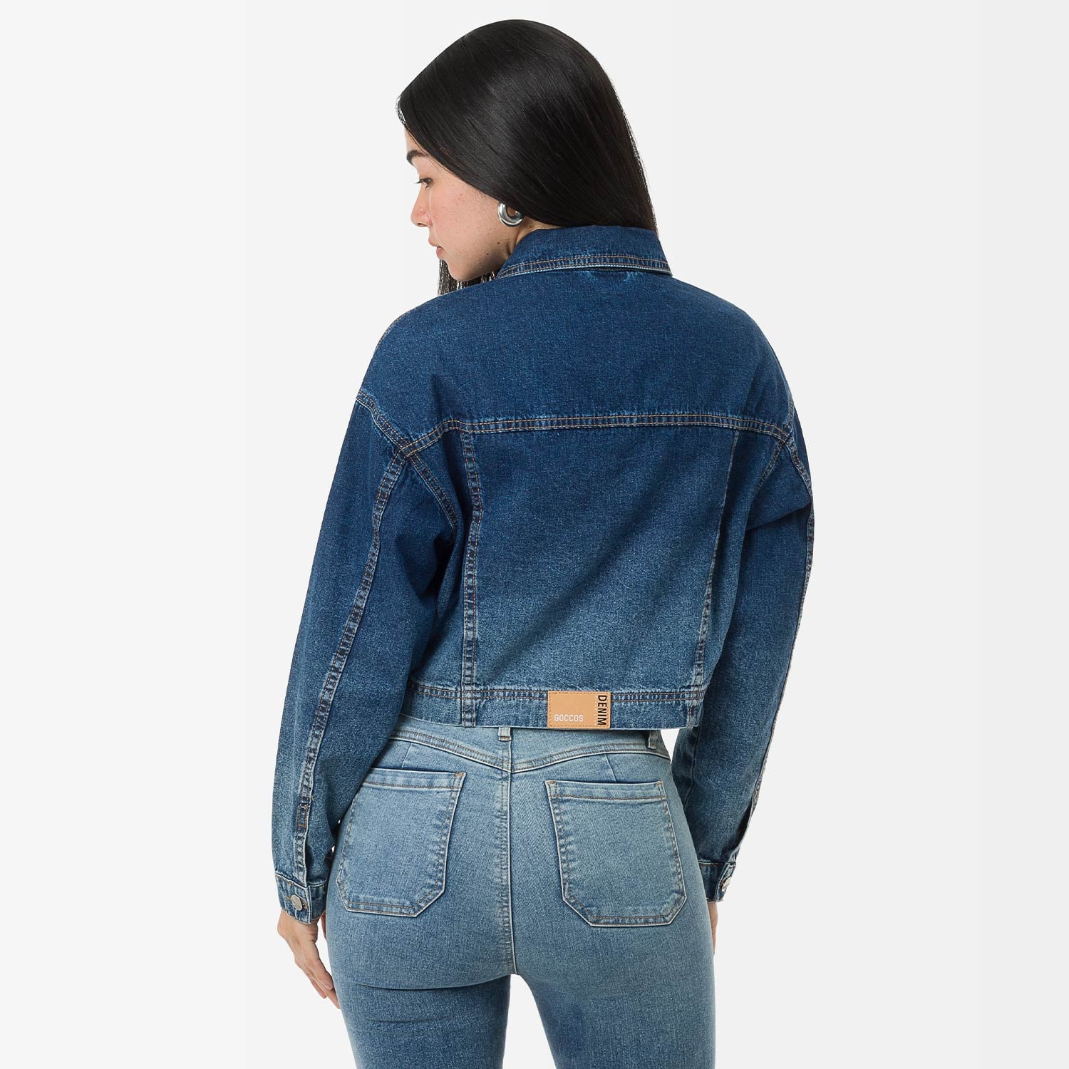 PANTALÓN JEAN DENIM STRETCH MUJER GOCCOS SAOR - 2