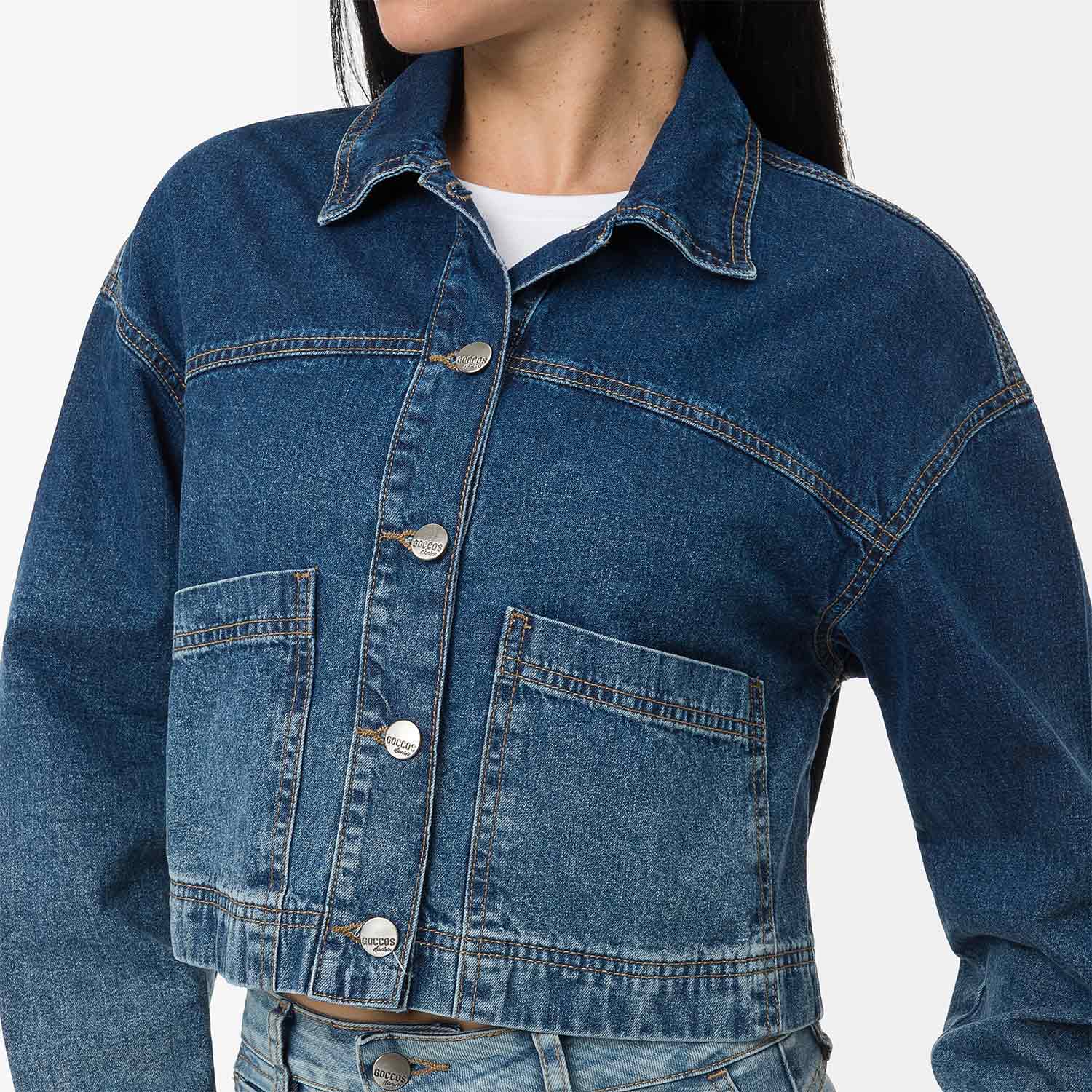 PANTALÓN JEAN DENIM STRETCH MUJER GOCCOS SAOR - 3