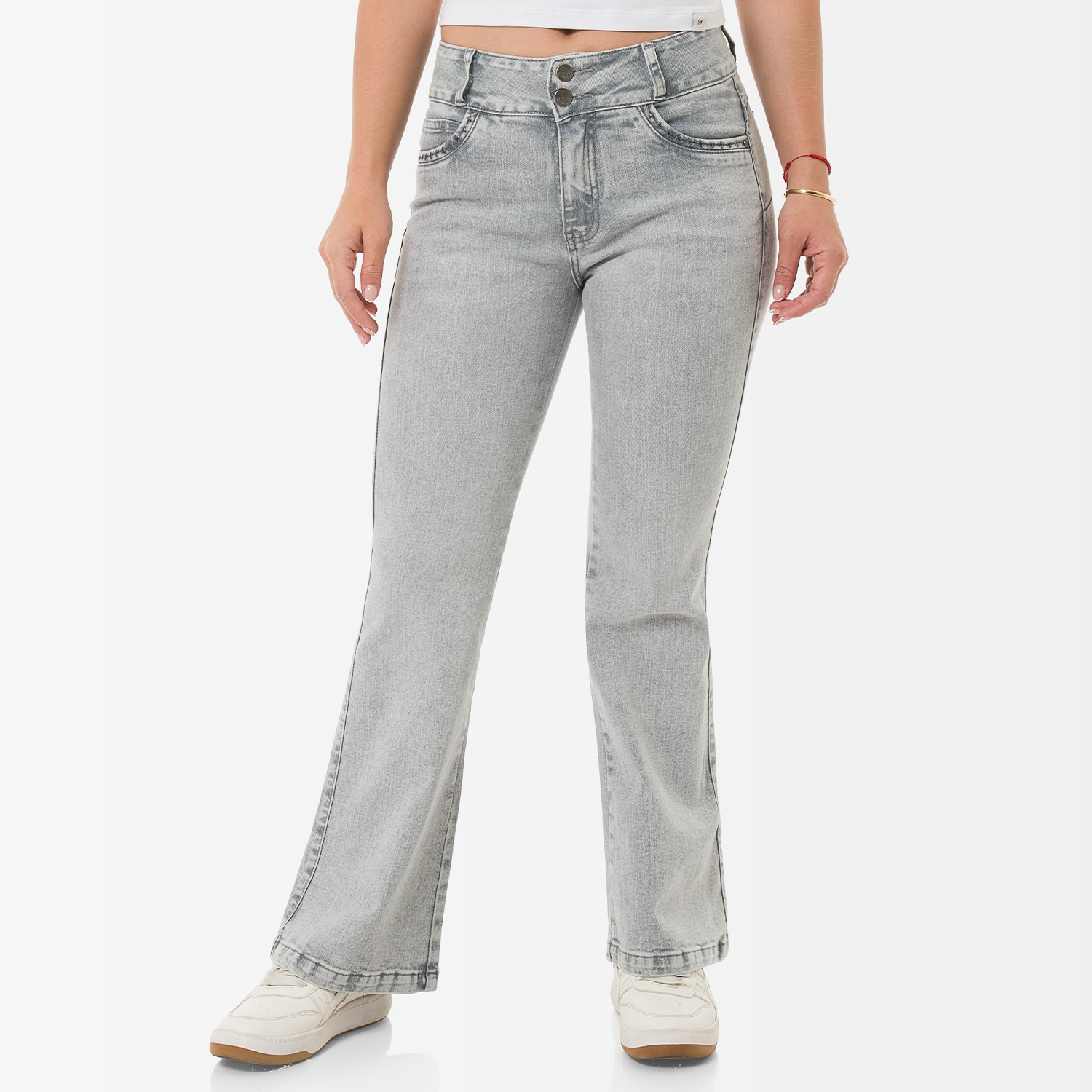 PANTALÓN JEAN DENIM STRETCH MUJER GOCCOS LUNISSA - 1