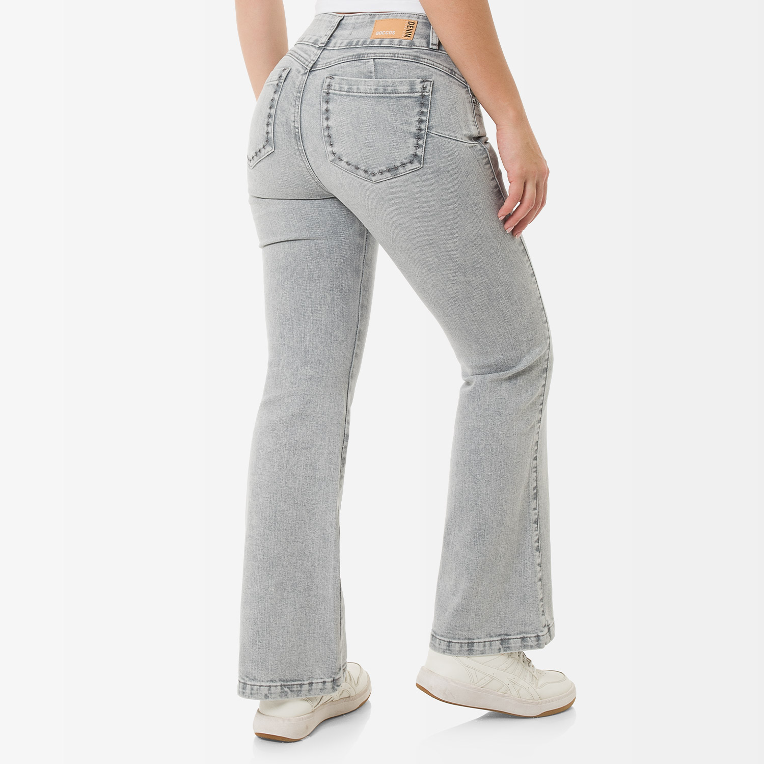 PANTALÓN JEAN DENIM STRETCH MUJER GOCCOS LUNISSA - 2