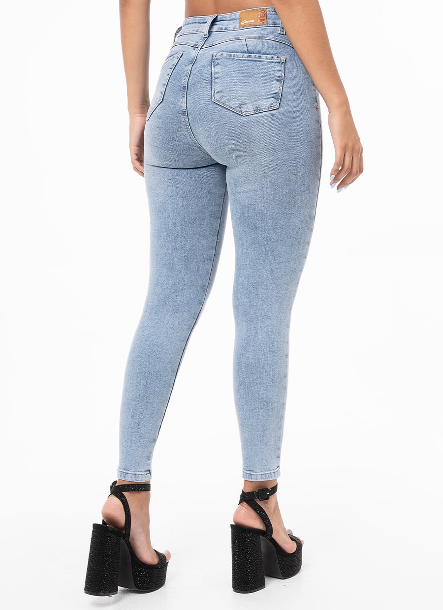 PANTALÓN JEAN PITILLO DENIM STRETCH MUJER GOCCOS CESCA - 3