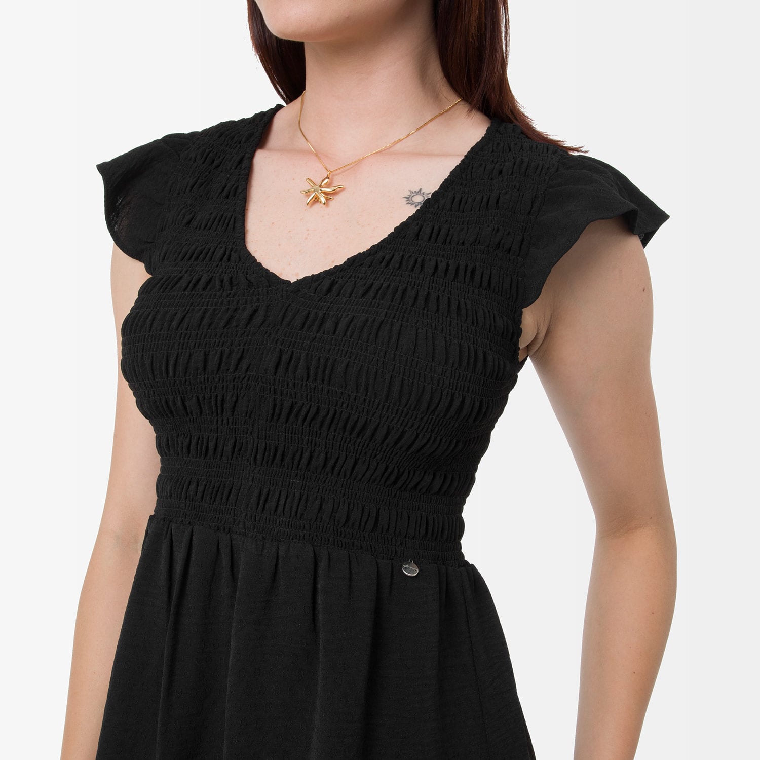 VESTIDO POPELINA MUJER GOCCOS LIRIEN - 3