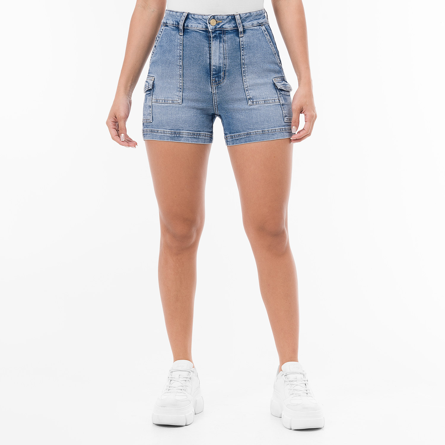 SHORT DENIM STRETCH MUJER FITS ME SANDREL - 1