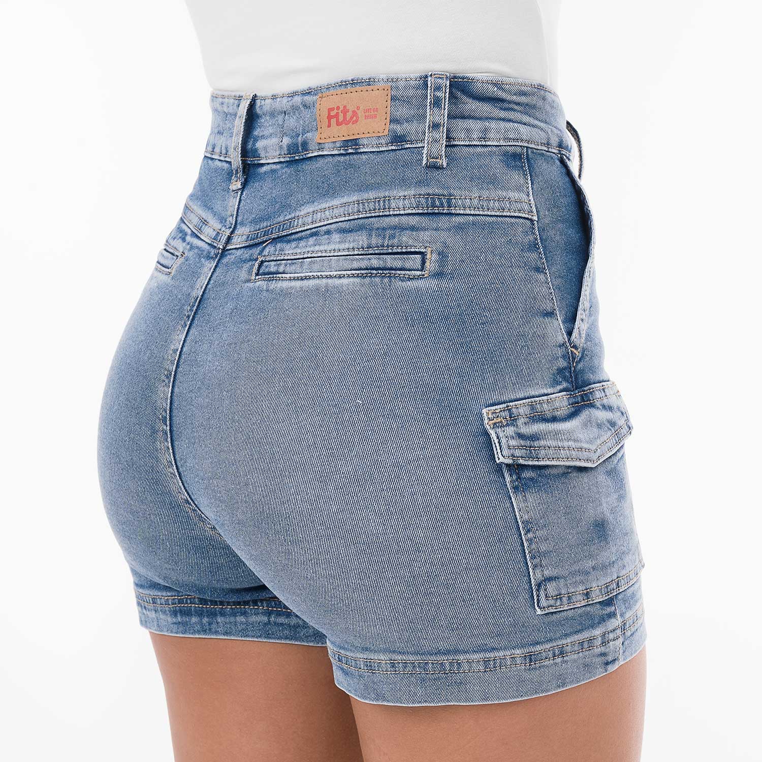 SHORT DENIM STRETCH MUJER FITS ME SANDREL - 4
