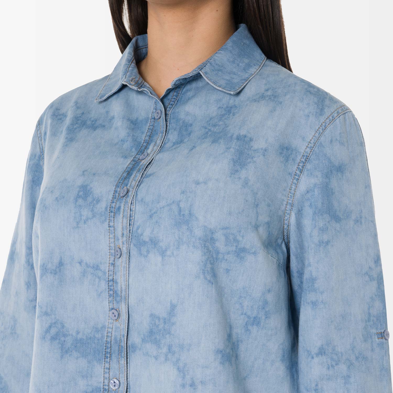 BLUSA DENIM MUJER GOCCOS SKYL - 3
