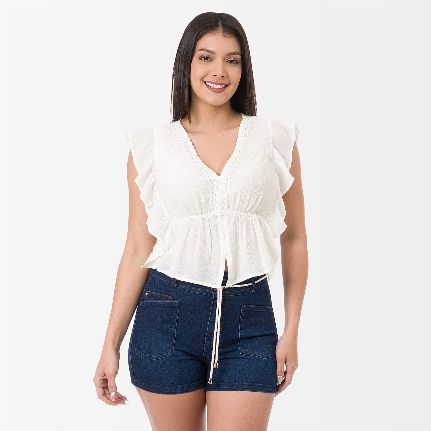 BLUSA POPELINA MUJER GOCCOS LLERMI - 1