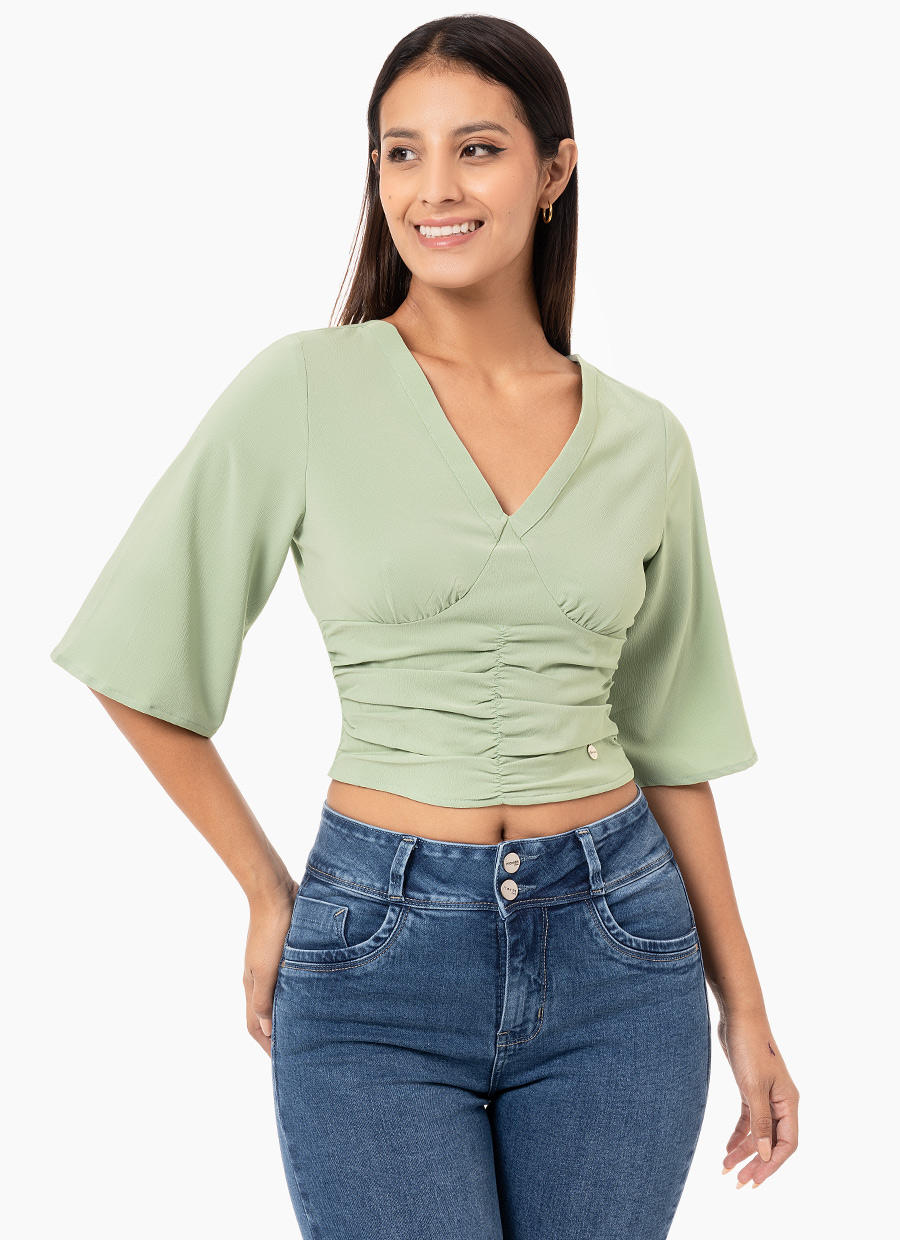 BLUSA POPELINA MUJER GOCCOS BUSHNI - 1